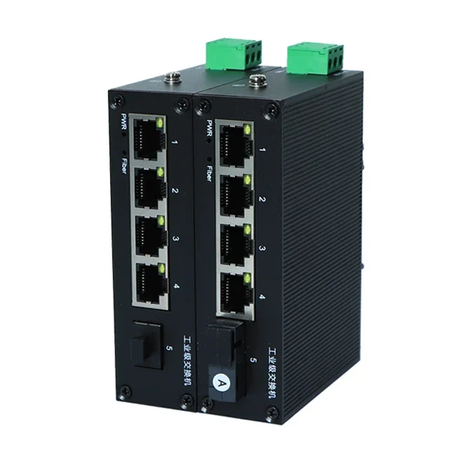 Good Thing Recommendation Industrial Exchange Unmanageable 4 Port 10/100/1000 + 1Port Gbit Switch Long-distance Transmission