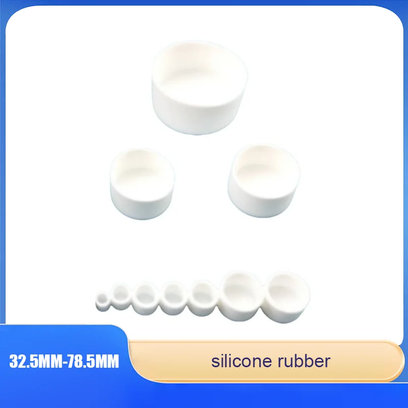 

32.5MM-78.5MM Lndustrial-Grade Silicone Rubber Sealing Plug Silicone Rubber Sleeve Round Tube Outer Sleeve Chair Foot Pad