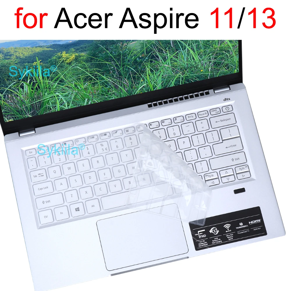 Keyboard Cover for Acer Aspire 1 3 E R V S 11 13 A111 A311 R3 R7 S3 S5 V3 V5 E3 ES ES1 3750G 13.3 Silicone Protector Skin Case