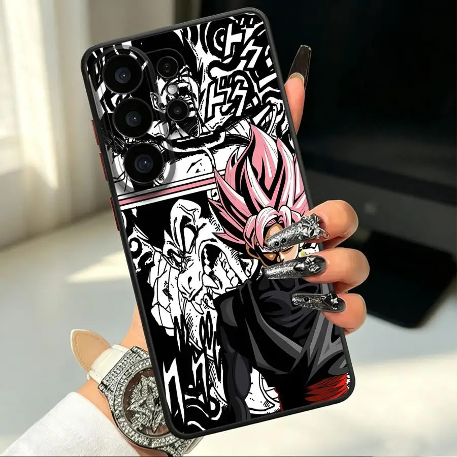 Funda Back Phone Cover Case for Samsung Galaxy S26 S21 S24 Plus S22 S23 FE S25 Ultra Note 20 Ultra 10+ S20 FE Hot Dragon Ball