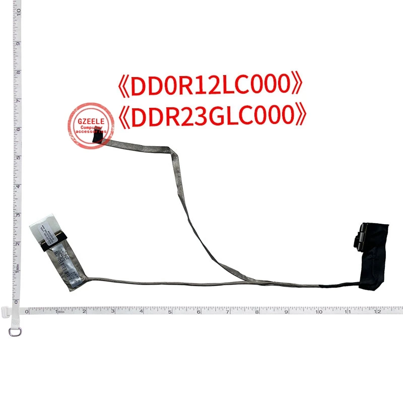 Cabo de vídeo flexível GZEELE LCD para HP Pavilion G4 G4-1000 Series G4-1312AX G4-1301 G4-1118TX G4-1327TU G6 G6-1000 DD0R12LC000