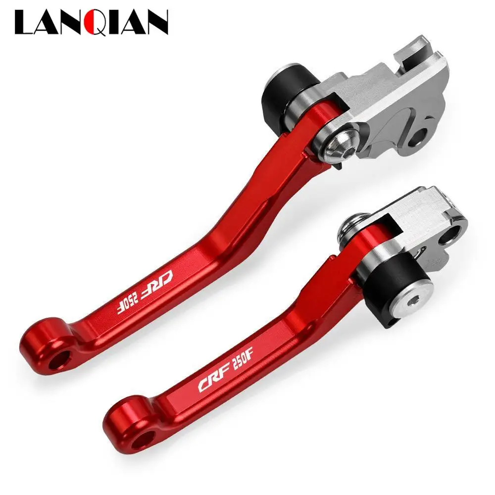 

For HONDA CRF250F 2019 2020 2021 2022 CNC Aluminum Motorcoss Pit Dirt Bike Pivot Foldable Brake Clutch Levers With CRF250F