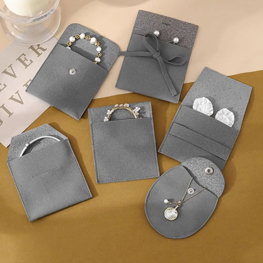 

5Pcs Velvet Jewelry Packing Bag Bracelet Necklace Rings Earrings Jewelry Display Box Large Capacity Organizer Jewelry Holder