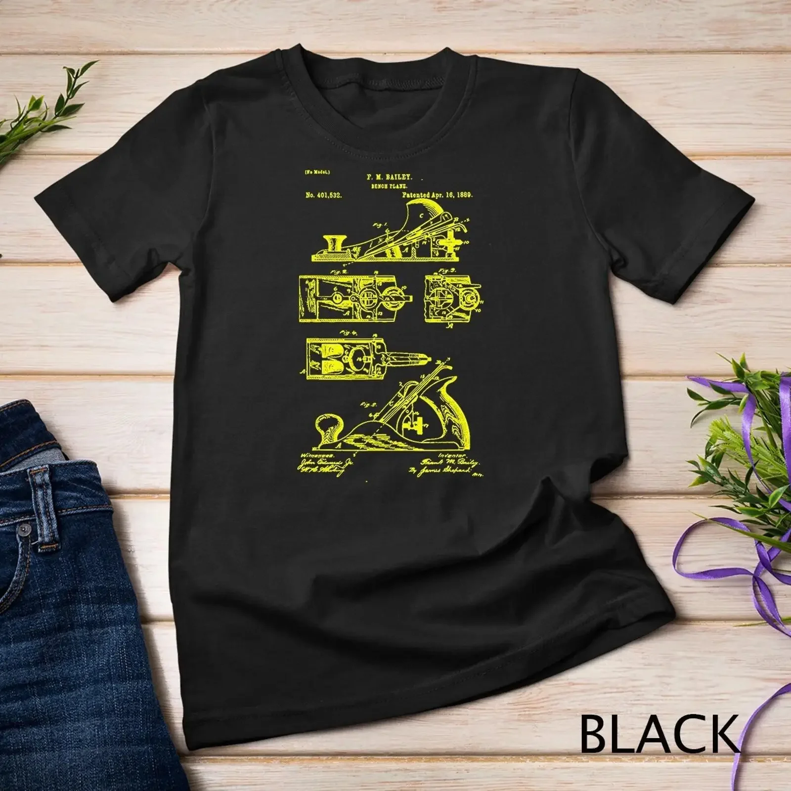 Bank airplane carpenter joinery woodworking craftsman gift T shirt unisex image 1 of 4 vintage Washed Comfortable Casual