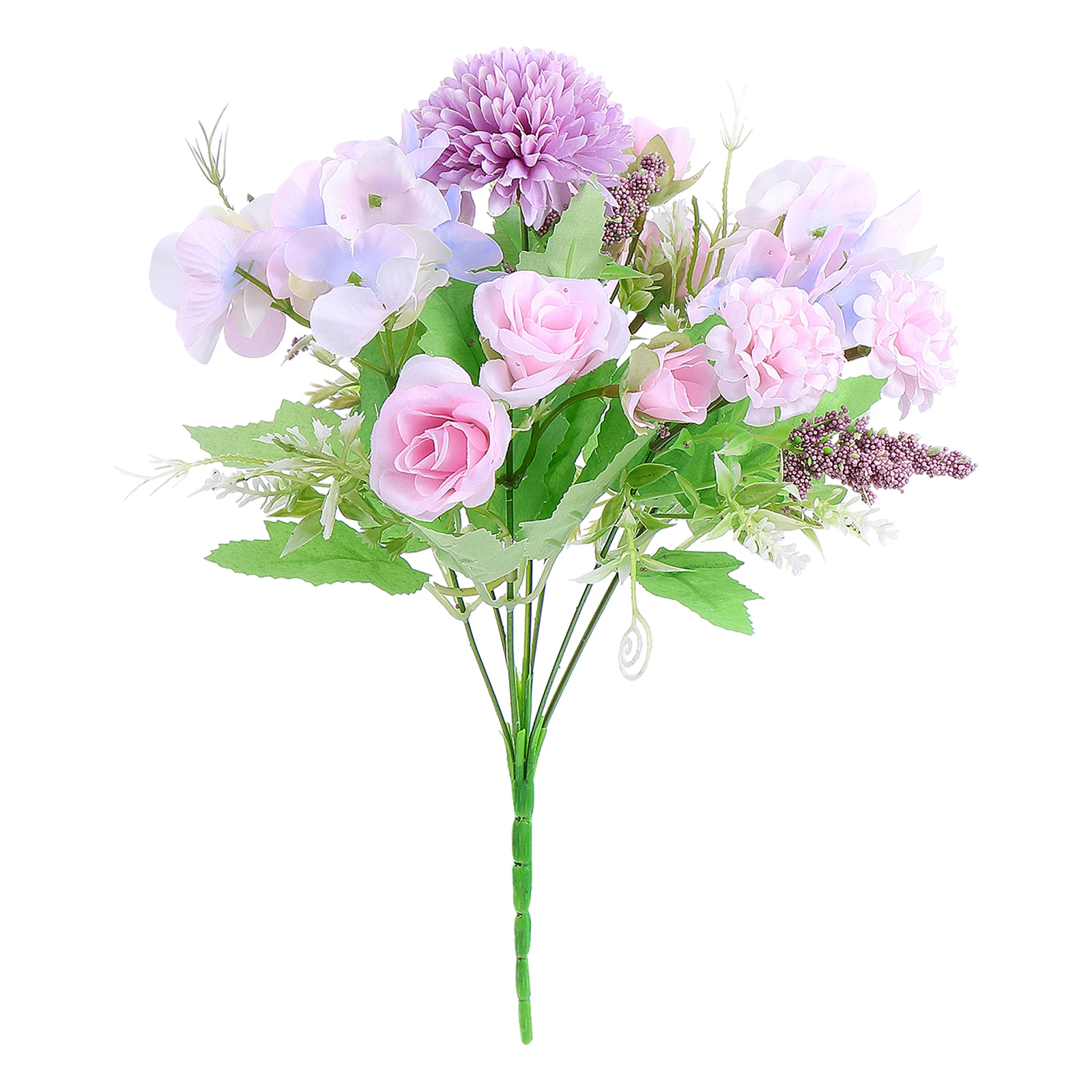 

Decoration Artificial Bouquet Realistic Flowers Nordic for Purple Wedding Supplies
