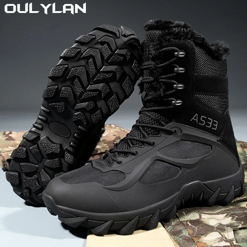 

Winter Warm Shoes Ankle Boots Climbing Hiking Shoes Men Women Desert Snow Boots Durable Training Shoes Ankle Boots