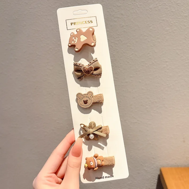 

Children's Bangs Hair Clips, Hair Tidying Tool for Girls, Autumn and Winter Plush Hairpins, Baby Bow Hair Clips, Hair Accessories