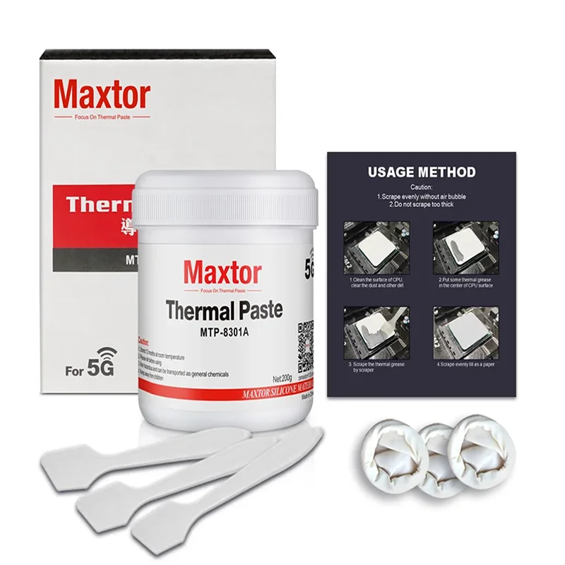 Maxtor 11.2W/mk Thermal Paste Grease for AMD Intel Processor CPU Cooler Computer Cooling GPU Heatsink Plaster Original Product