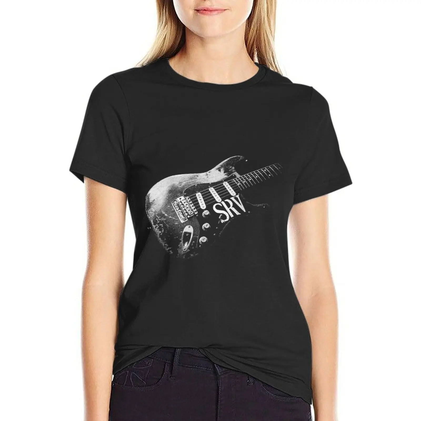 Copy of Stevie Ray Vaughan T-shirt animal print shirt for girls Blouse t-shirts for Women loose fit