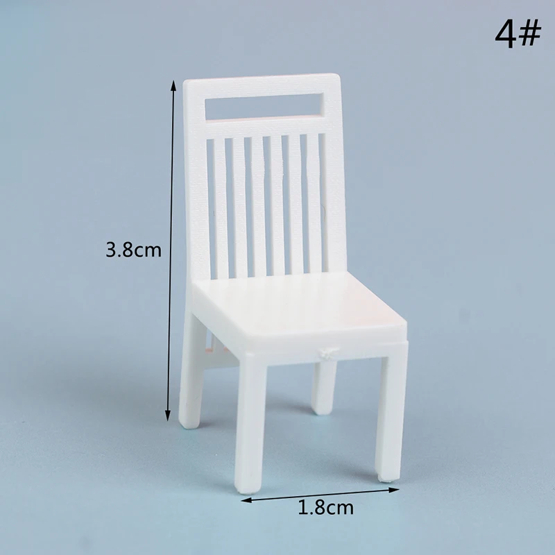 1:20 Miniature Furniture Chair Sofa Stool Model Doll House Decor Toy