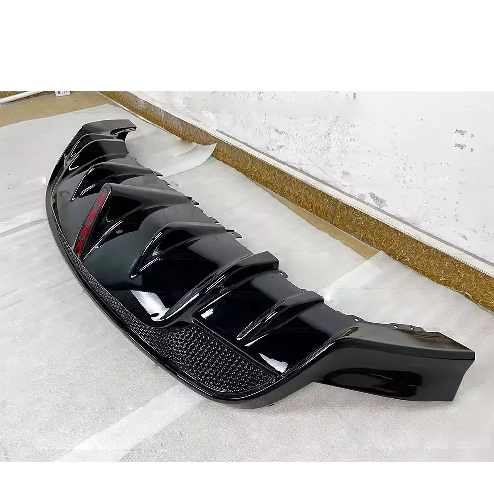 Upgraded versionDry Carbon Fiber Rear Diffuser Rear Bumper Lip High Quality Car Parts for   Model Y