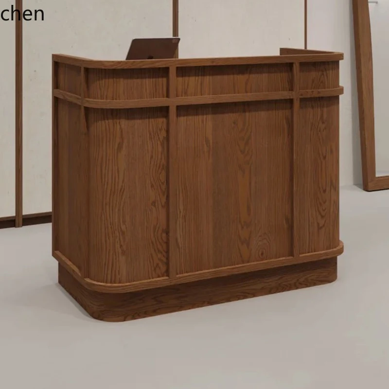 YFY  Clothing Store Cashier Counter High-End Small Shop Simple Internet Celebrity Custom Front Desk Reception Desk