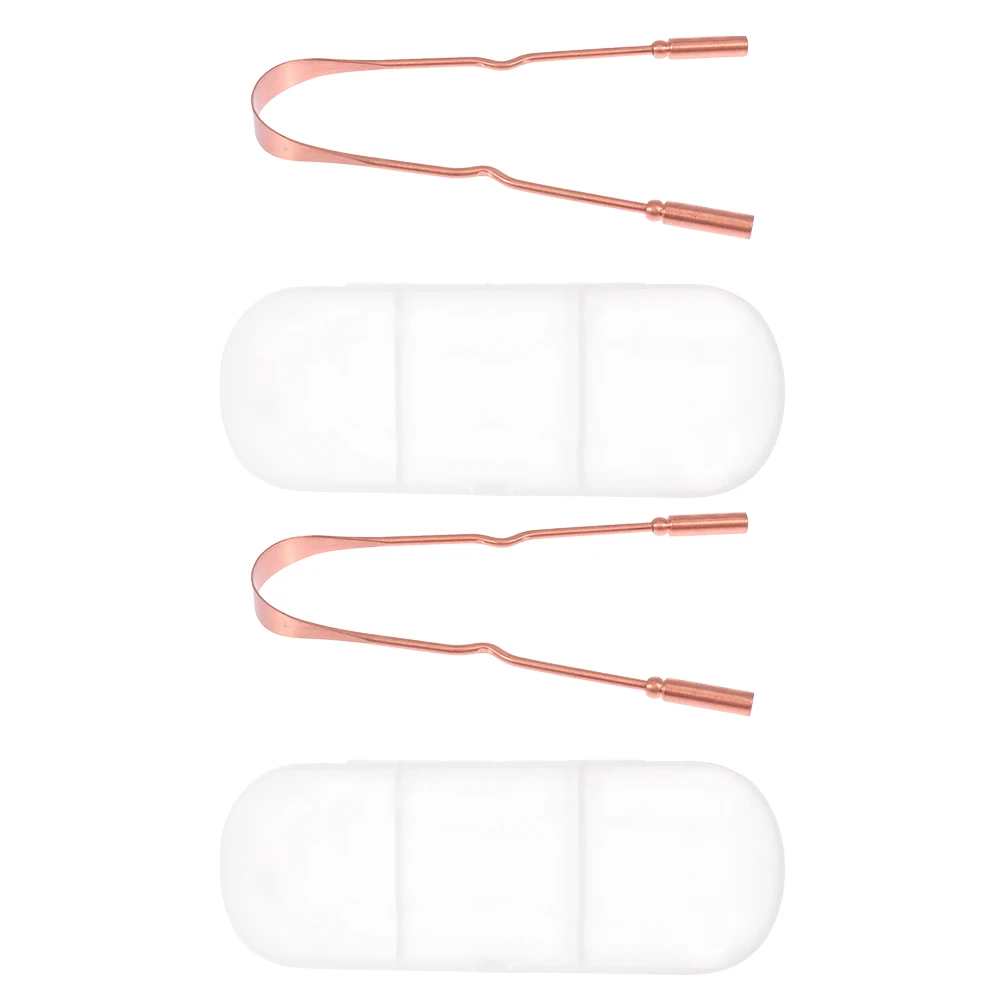 

Scraper Golden Color Travel Cleaning Tools Durable Oral Care Tool Long Service Life Easy to Use for Business