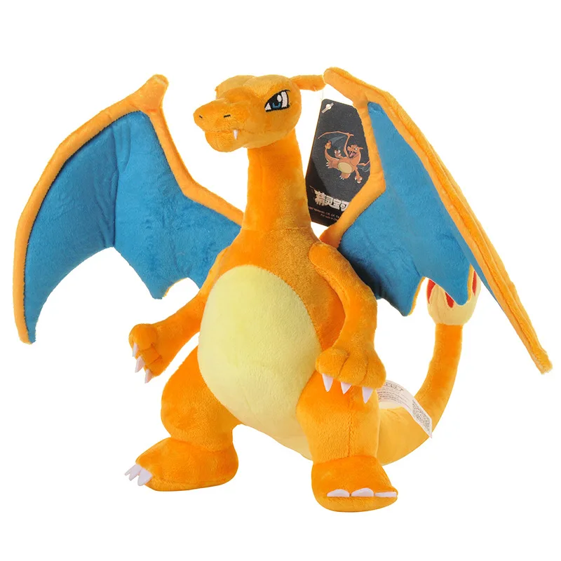 Pokemon Charizard Y Plush Toys Cool Charmander Evolution Stuffed Doll Adorably Anime Peripheral Cartoon Toys Gift for Kids