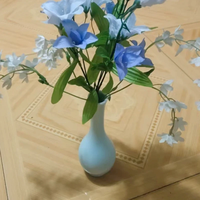 Ceramic Zen Ru Kiln Vase, Creative Water Purifying Bottle, Home Living Room Bedroom Office Restaurant Supplies, Flower Ware, 1Pc
