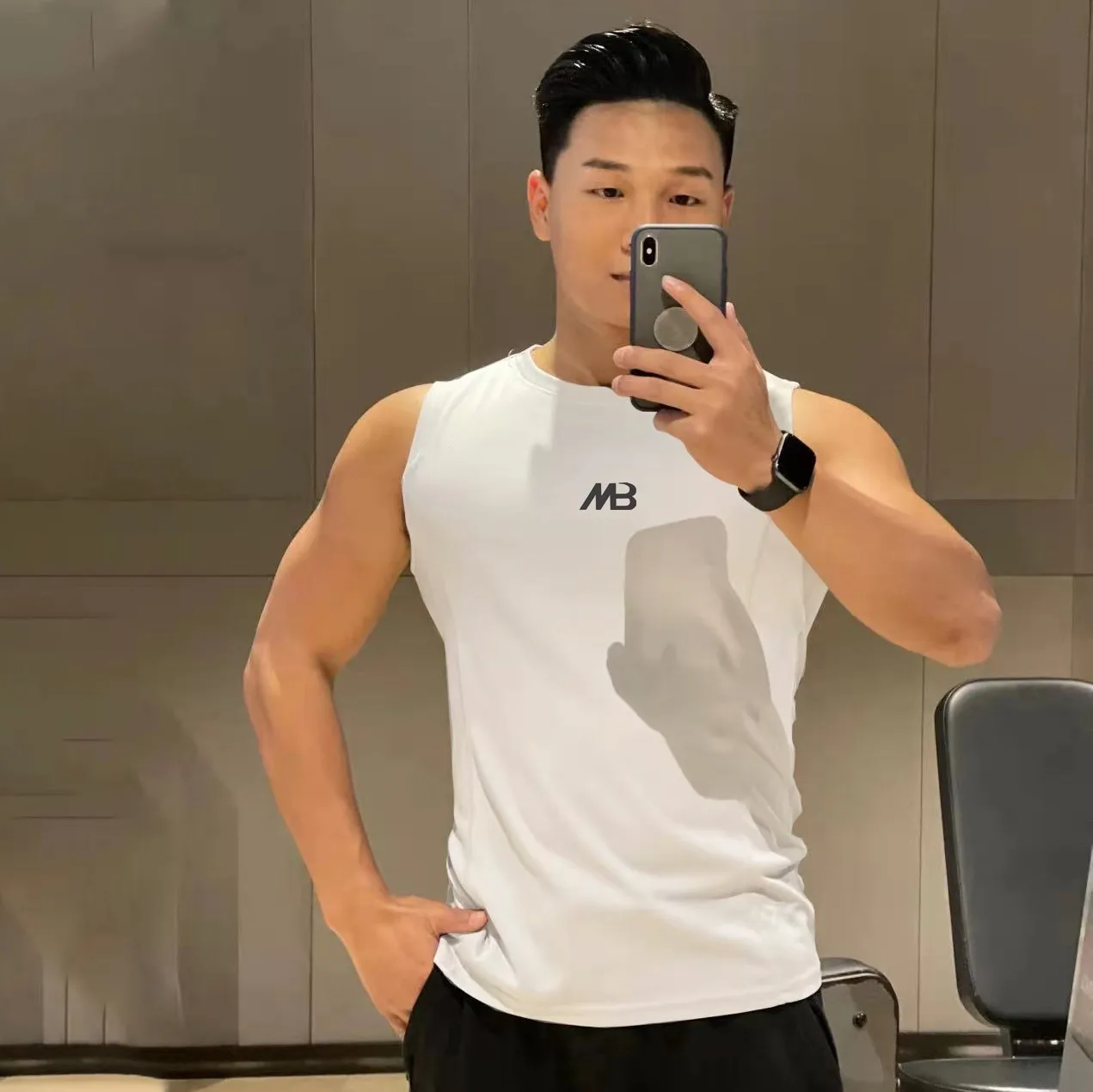 Gym Vest Muscle Hip…