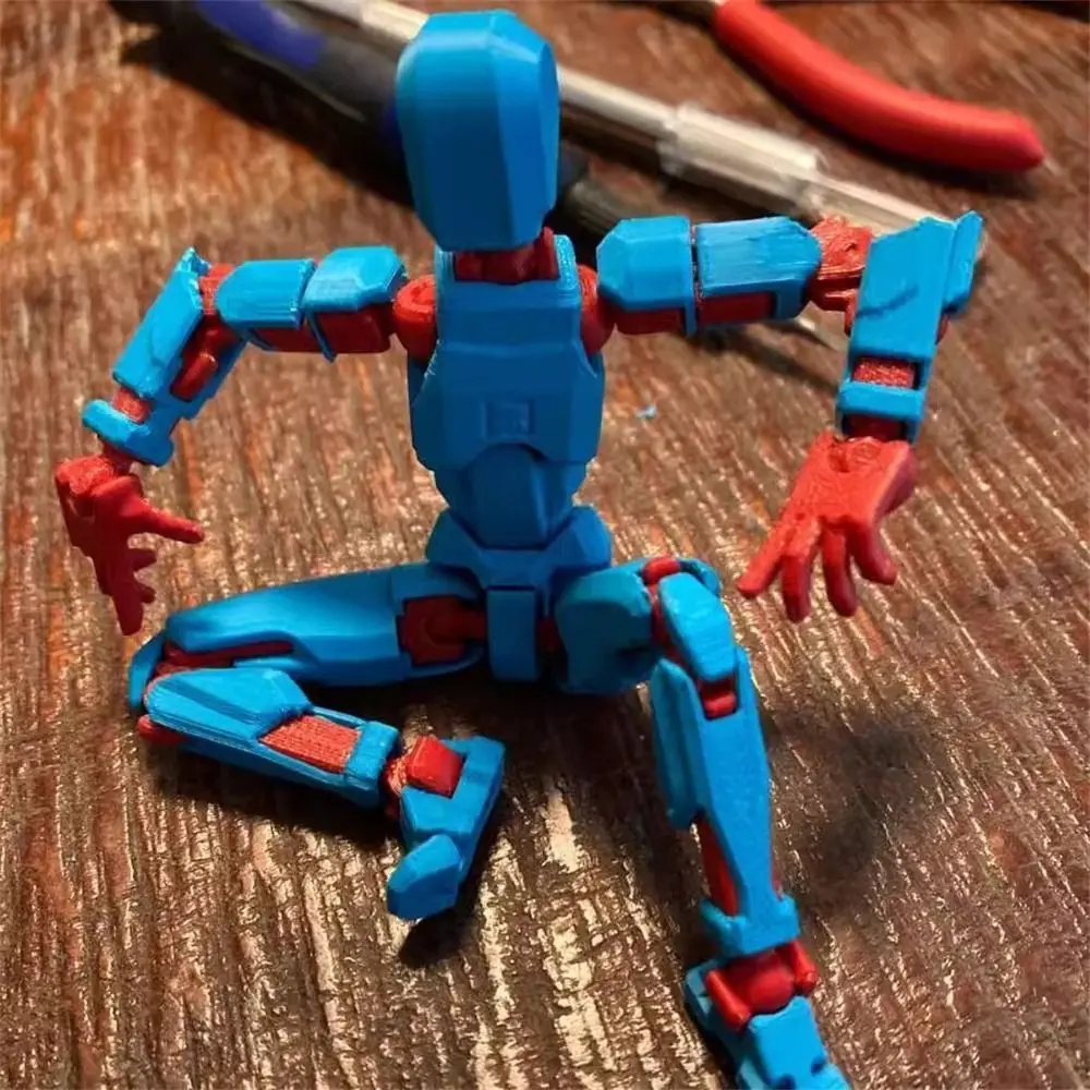 

Multi-Jointed Movable Robot Model Doll Figures Toys 3D Printed Mannequin Action Figure Novelty toys Shapeshift Robot Kids Adults