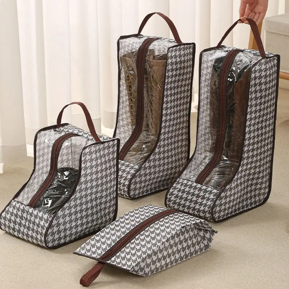 المحمولة مقاوم للماء التمهيد حقيبة التخزين الغبار الرطوبة الأحذية المنظم طوي تخزين الأحذية أكياس الأحذية