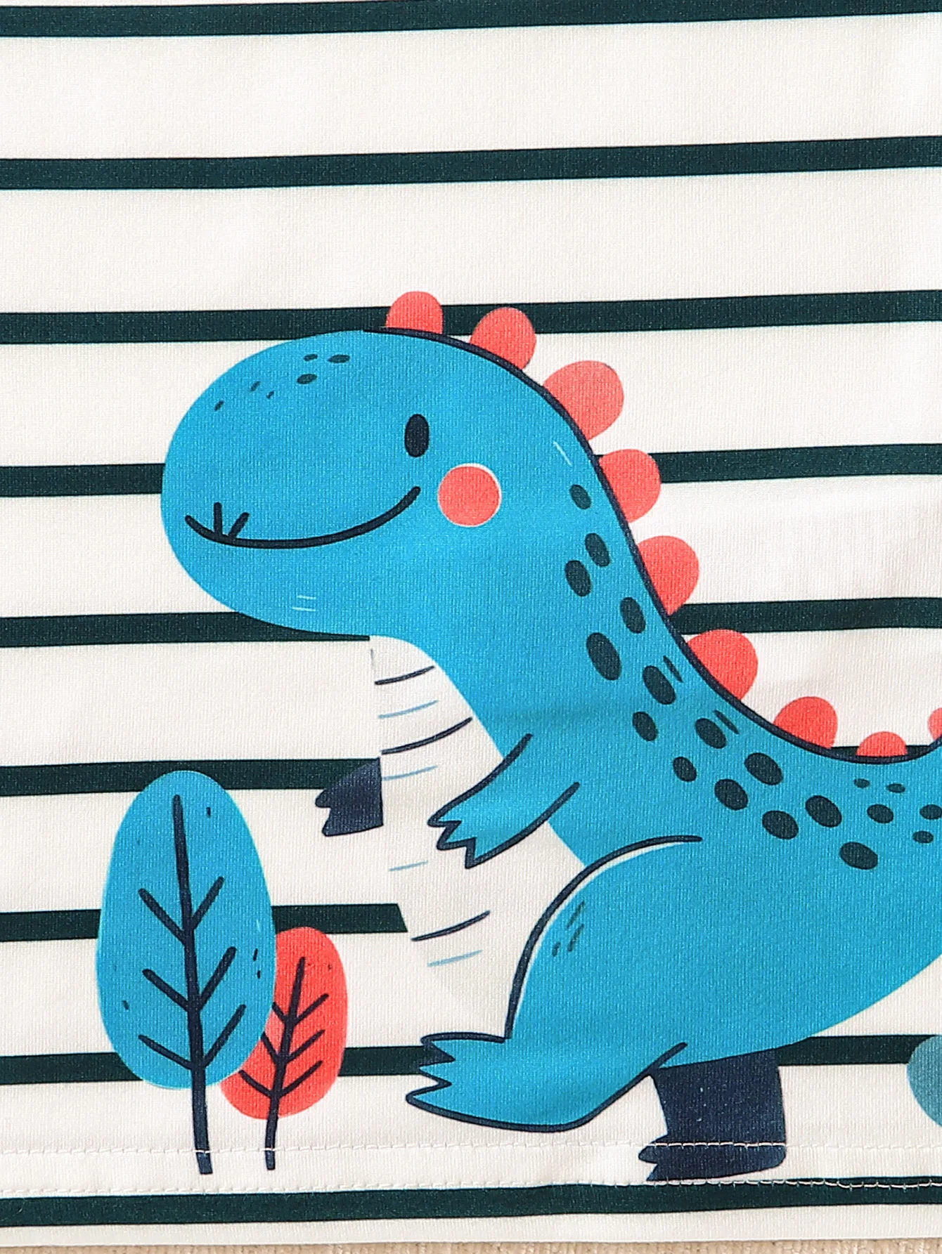 6-teiliges Frühlings-Herbst-Pyjama-Set für Jungen mit Dinosaurier-Motiv, 3 Stile, Cartoon-Dinosaurier-Druck, Langarm-Oberteile und Hosen, Kinder-Loungewear, Schlafanzug – Detail 10