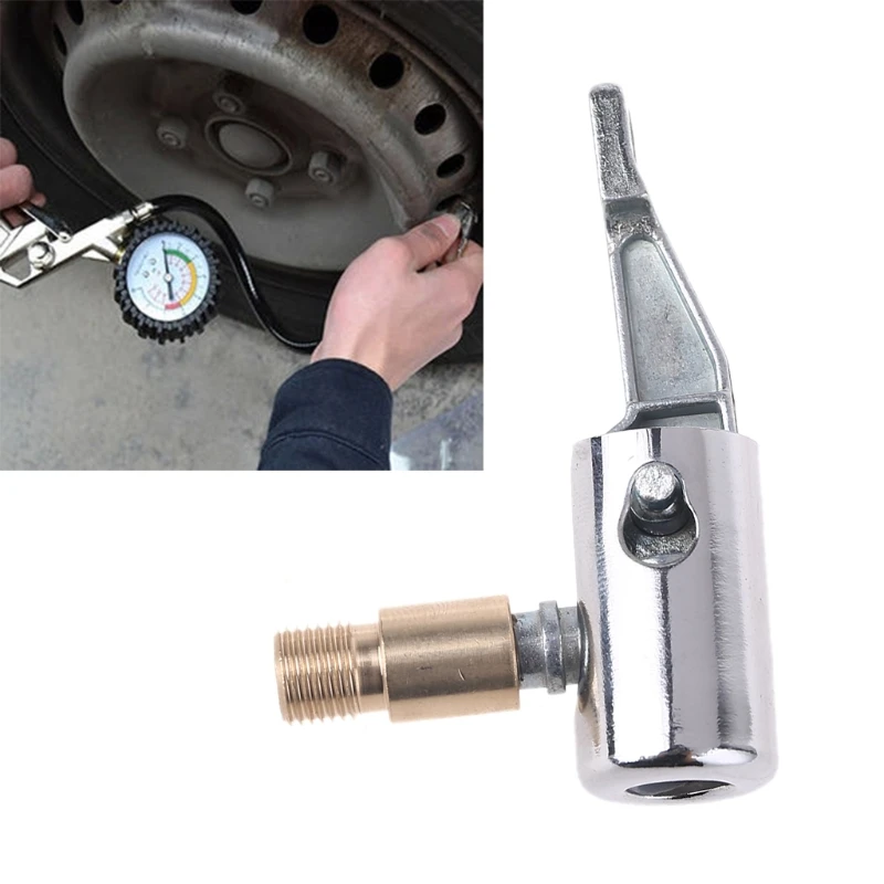 Portable Tire Nozzle Clamp Inflatable Pump Connector Car Tire Air Chuck Inflator Compressor Can Be Deflated Valve Adapter