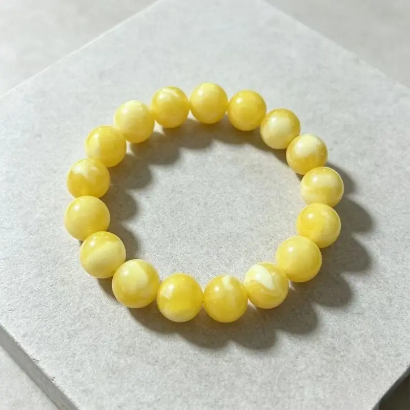 The Second-generation Beeswax Round Bead Single-circle Bracelet, The Handicrafts Are Simple and Versatile.