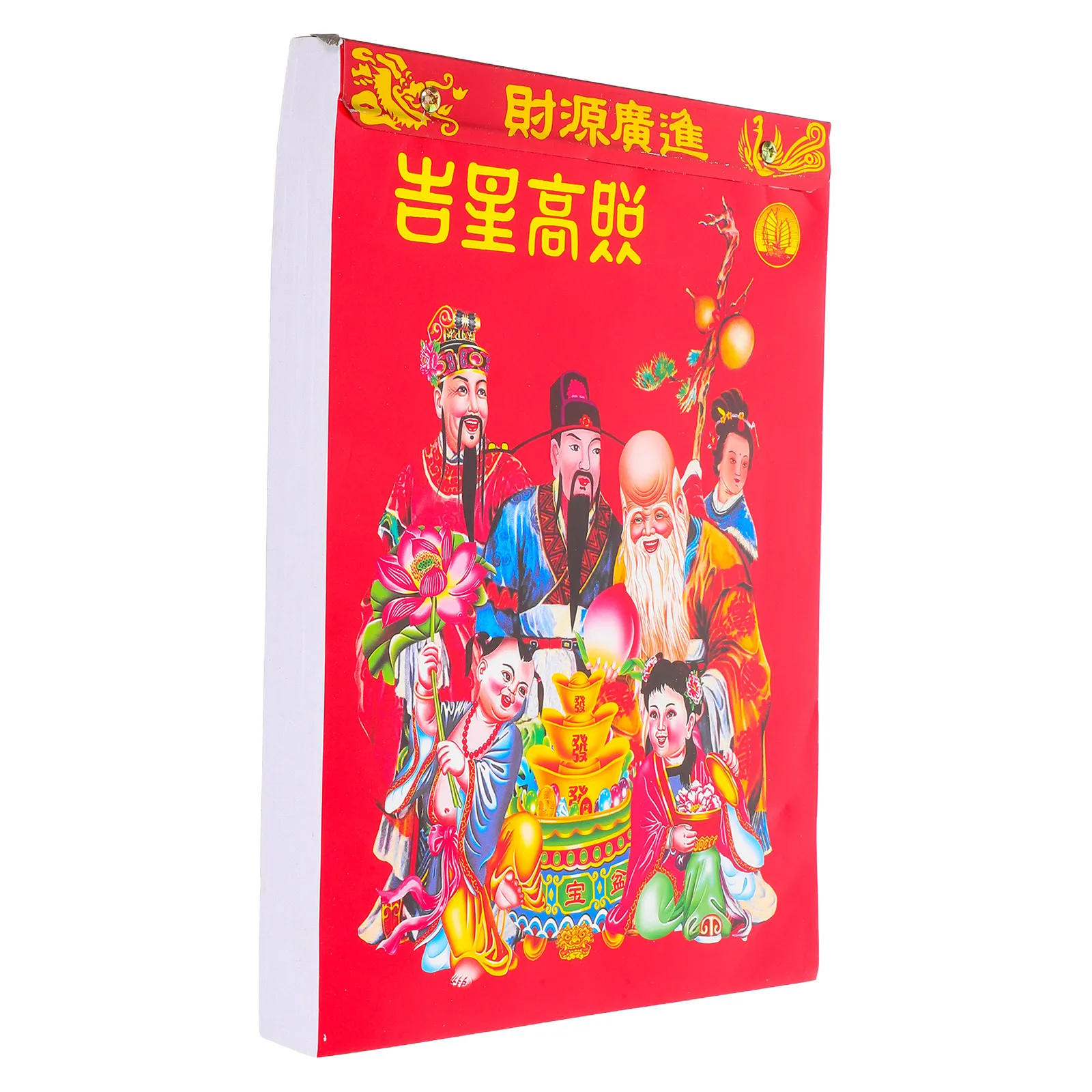 16K Chinese Wall Calendar 2026 Year of the Horse Traditional Lunar Hanging Calendar with Daily Tear Off Design for Home Office