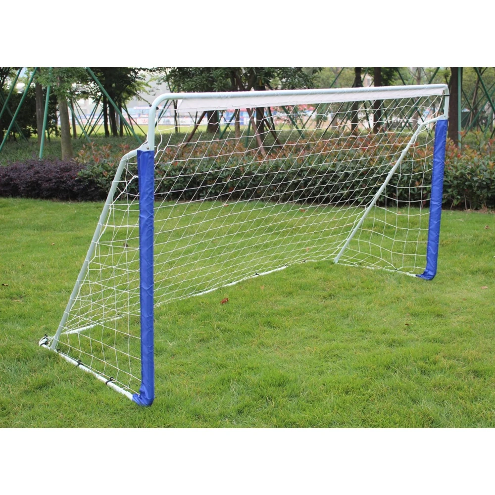 

8x5FT Steel Soccer Goal w/ Bag - Backyard/Indoor Outdoor - Kids Youth Adult - Easy Storage Transport