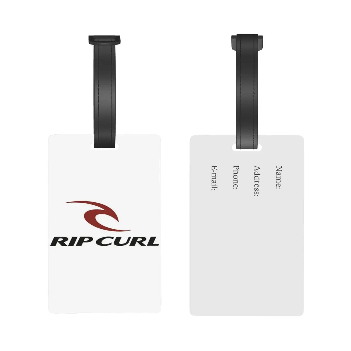 Rip Curl Surf Luggage Tags Suitcase Accessories Travel PVC Cute Baggage Boarding Tag Portable Label Holder ID Name Address