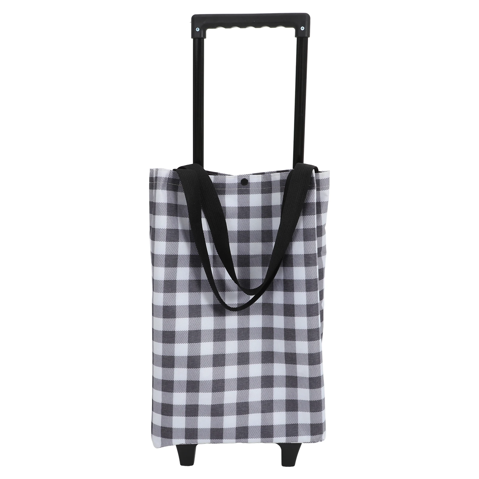

Foldable Shopping Lightweight Rolling Tote Bag Collapsible Grocery Utility Cart On Wheels Reusable Bag For Supermarket Travel