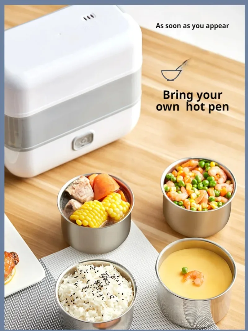 

Portable Electric Lunch Box Thermal Rice Cooker Plugin Portable Insulated Lunch Box Heated Steamer Insulated Bento Box