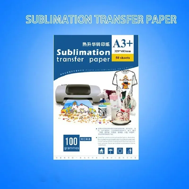 A3 Sublimation Transfer Paper A4 Baking Cup Paper T-shirt Discoloration Cup White Mobile Phone Case Thermal Transfer Paper