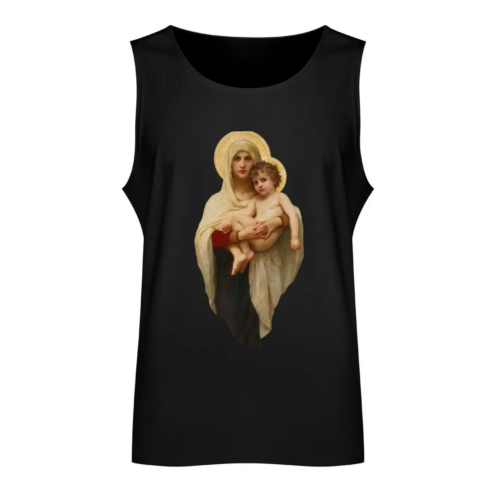 The Madonna of the Roses Tank Top T-shirt male T-shirt sports Japanese t-shirt