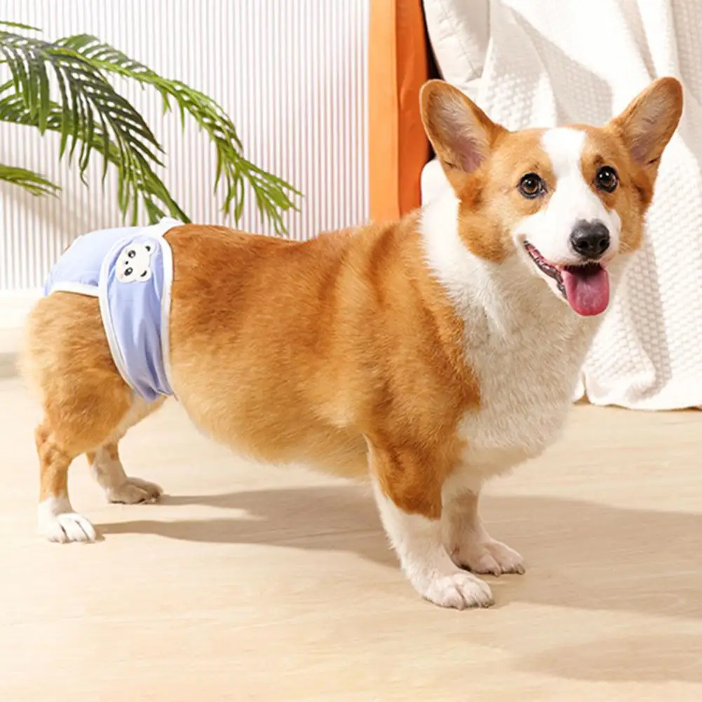 Dog Heat Season Pants Dog Diaper for Female Dogs Breathable Dog Period Pads Panties for Small-medium Dogs Feminine Pet Menstrual