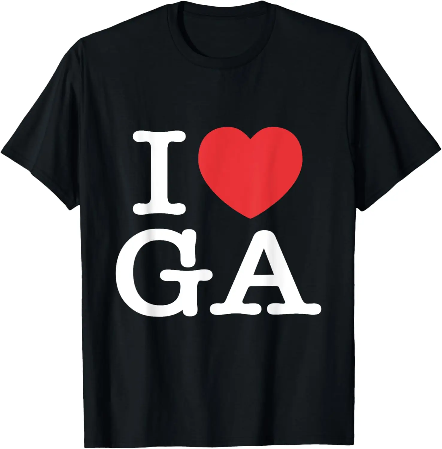 

Футболка I Heart GA Love Georgia
