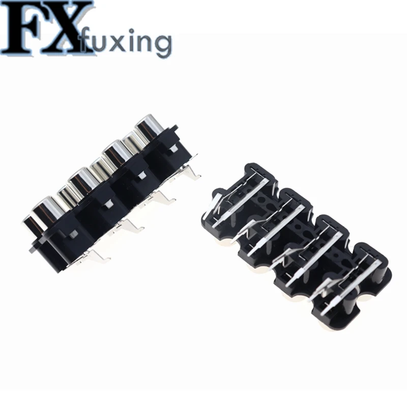 5Pcs 8 Gat Rca Female Stereo Audio Jack Av Audio-ingang Connector Lotus Rij Versterker Interface Signaal Verbinding