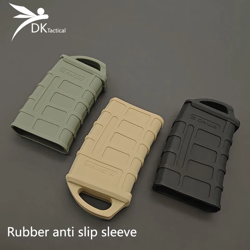 

2pcs M4/M16 PMAG Fast Magazine Rubber 5.56 Mag Holster Rubber Pouch Sleeve Rubber Slip Cover Tactical Hunting Accessories 1Pcs