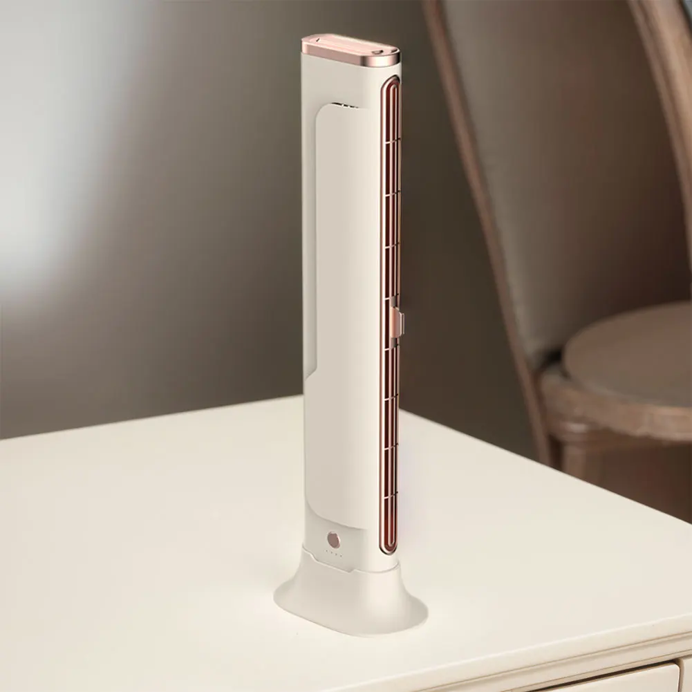 Ventilatore da tavolo Prese d'aria regolabili Ventilatore senza lama Ventilatore salvaspazio per camera da letto Home Office Room