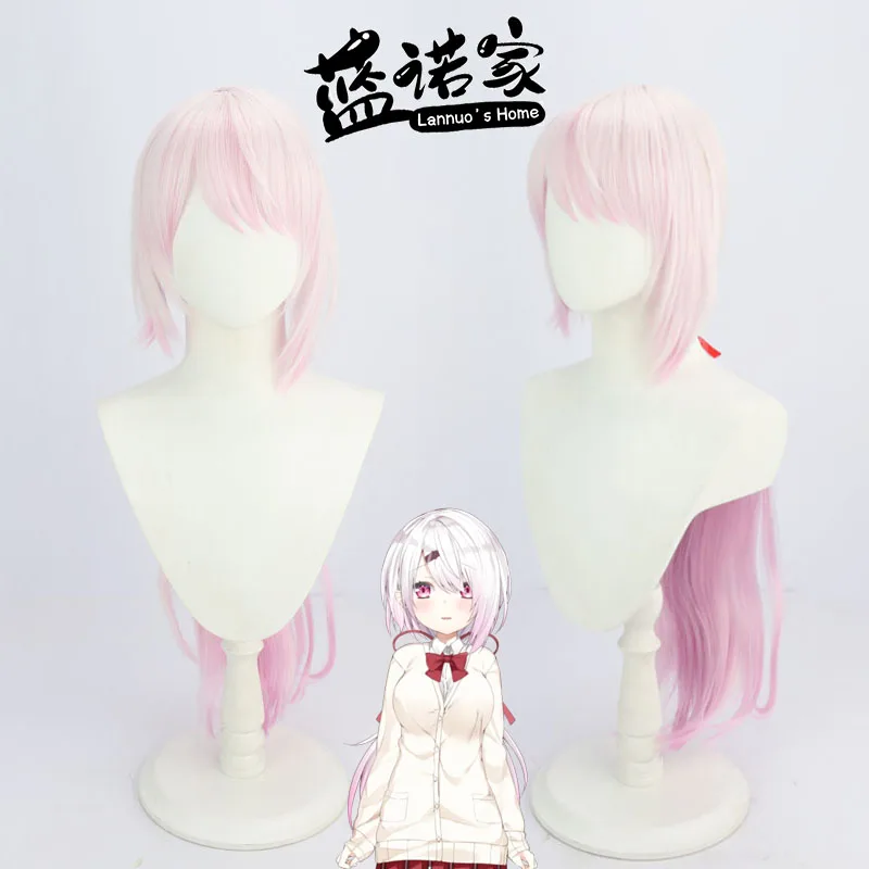 Nijisanji VTuber Shiina Yuika Parrucca Cosplay Anime virtuale Gioco di ruolo Costume da festa Prop Capelli sintetici