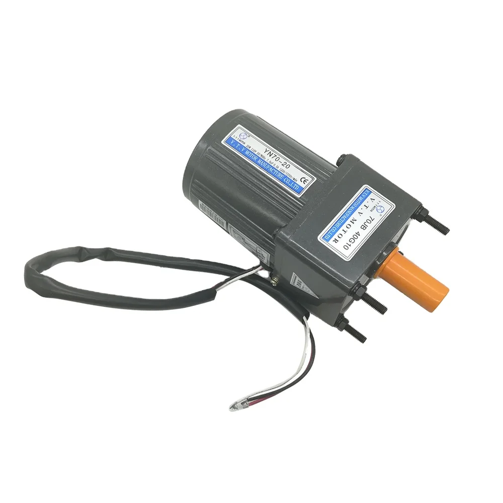 

Fixed Speed Motor 220V 20 Watts YN70-20 70JB60G10 AC Gear Motor