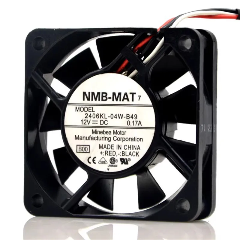 

New 6CM 60*60*15MM 12V 0.21A 2406KL-04W-B59 Server frequency converte Cooling r fan