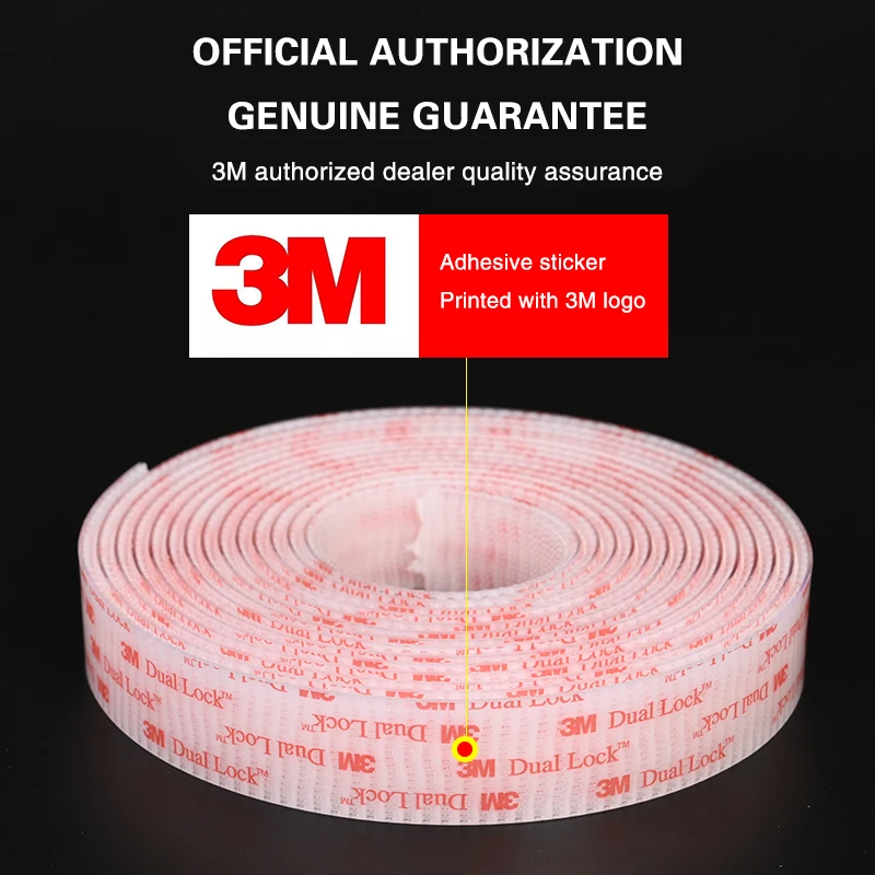 3M Fastener Adhesive Tape Sewing Fabric Double Sided Adhesive Mushroom Adhesive Fastener Tape Dual Lock Dual-Si