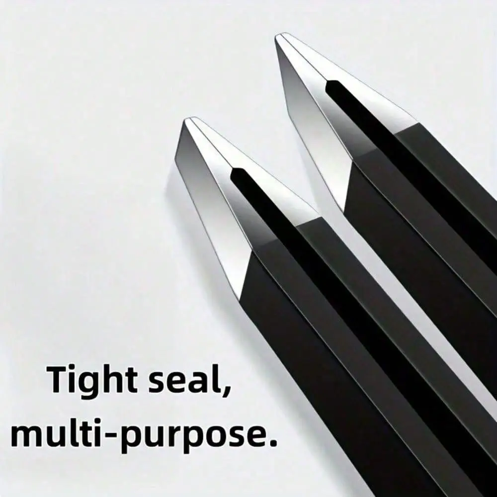 Pinzas de acero inoxidable de 4 piezas: herramienta de precisión para dar forma a las cejas, depilación y barba