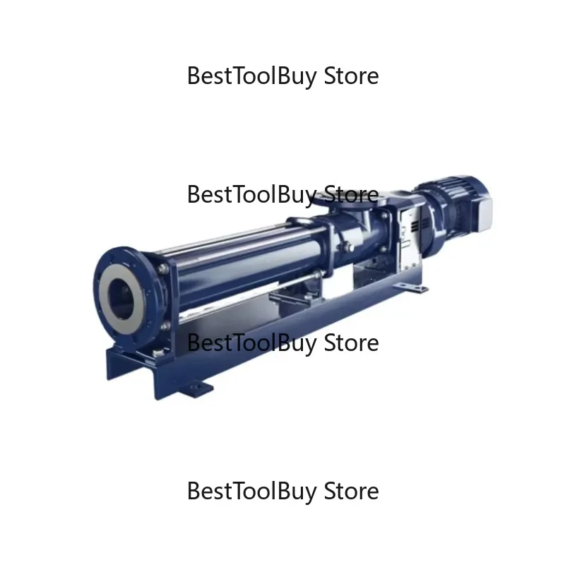 High-Pressure Single-Screw Pump for Industrial Use Transporting Substances with Various Viscosities