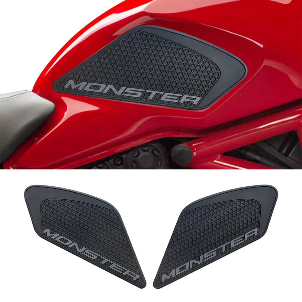 

For Ducati Monster 797 821 1200 Anti-slip Side Grip Tank Pad 2017-2021 Motorcycle Accessory for Enhanced Grip And Protection