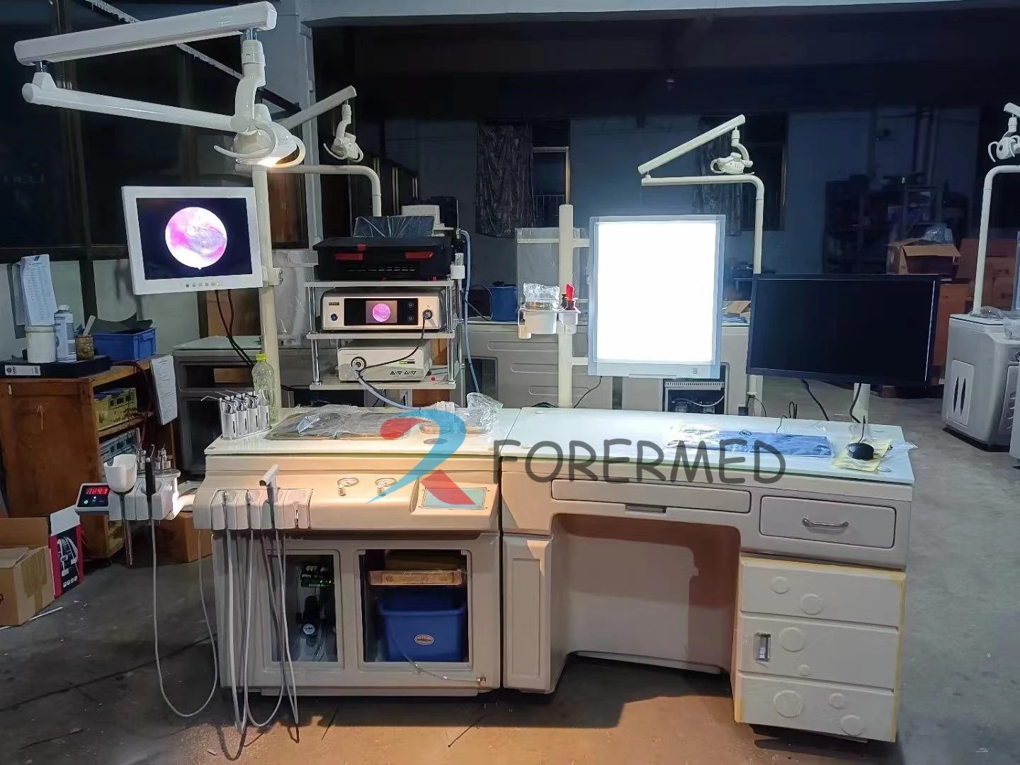 Factory Price ENT Workstation ENT Instrument Treatment Workstation Diagnostic Table / ENT Table  Workstation Unit