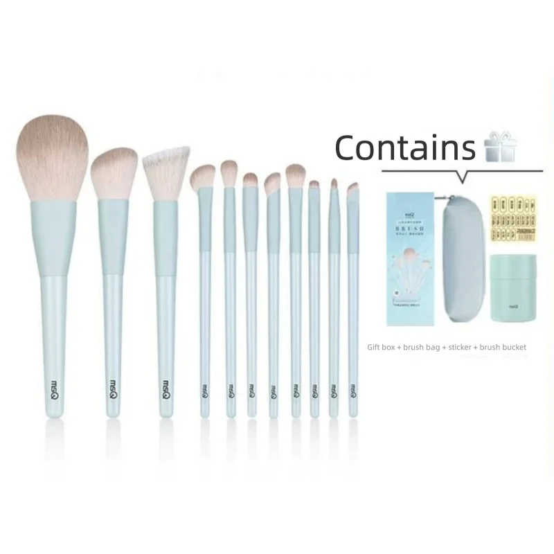 msq-meisiko-set-di-pennelli-e-strumenti-per-il-trucco-cloud-blue-a-11-pezzi