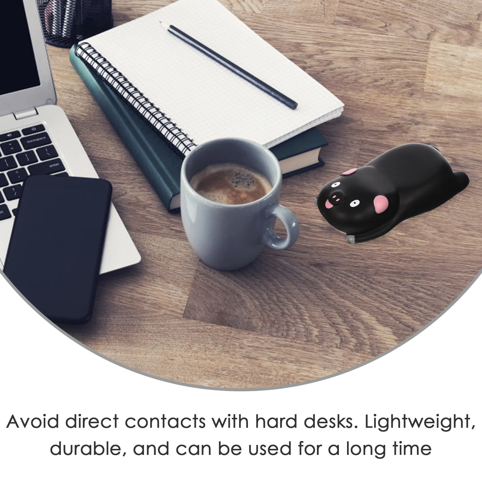

Memory Foam Wrist Pad Non-Slip Support Kawaii Mouse Pad Office Ergonomic Wrist Rest Computer Accessory Mouse Accessory