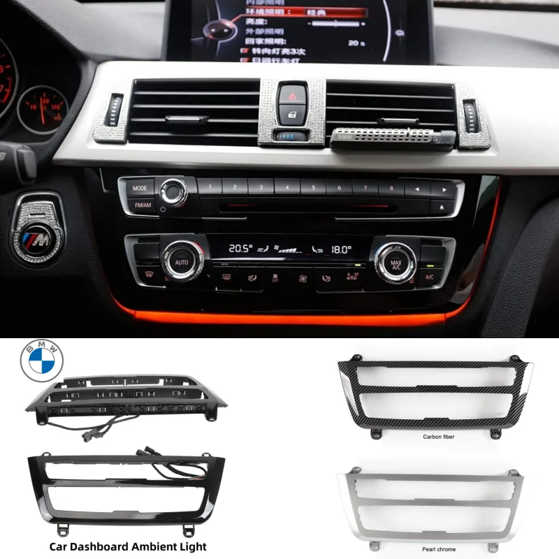 BMW Dashboard Ambient Light for 3 Series 4 Series F30 F35 LED Center Console A/C Panel Ambient Light Car Accessories