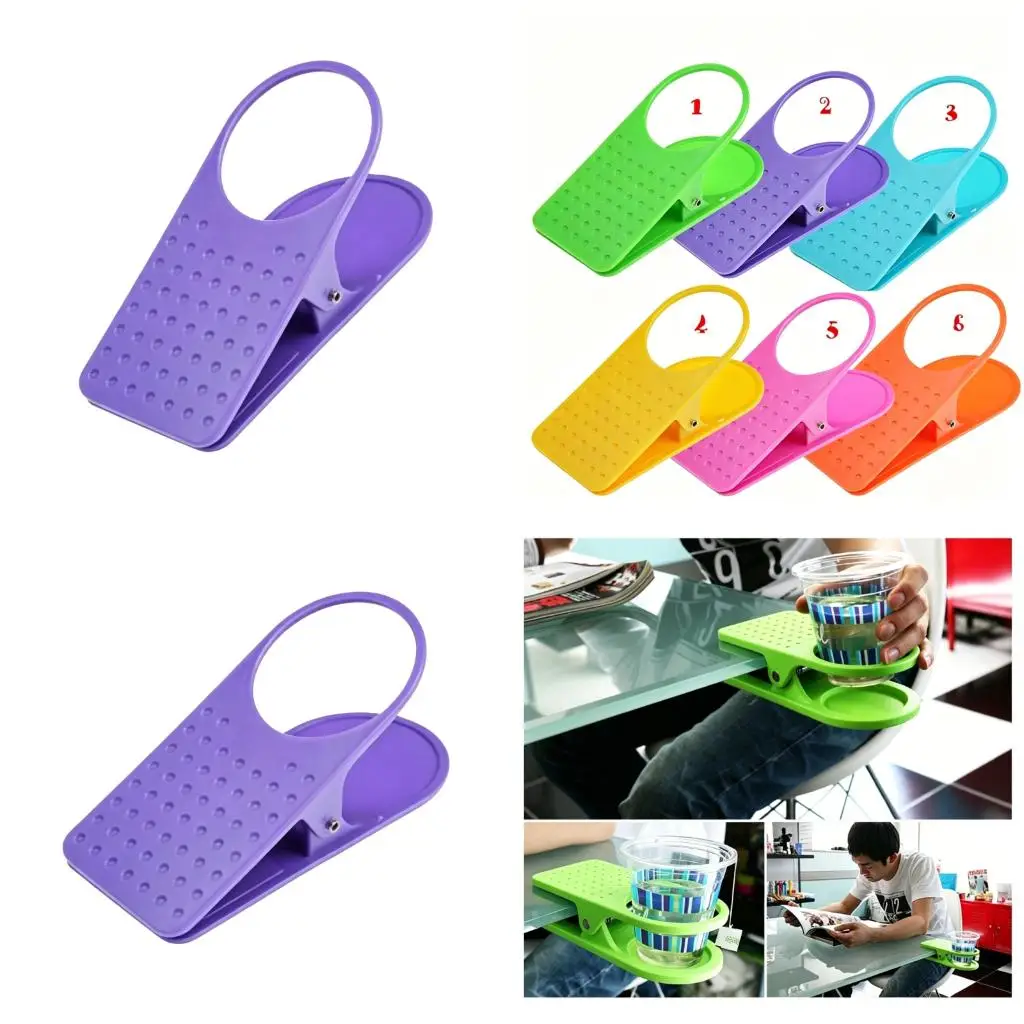 

Oversized Cup Clip Beverage Container Holder For Tables With Thick Plastic Plastic Construction And Wide Compatibility high