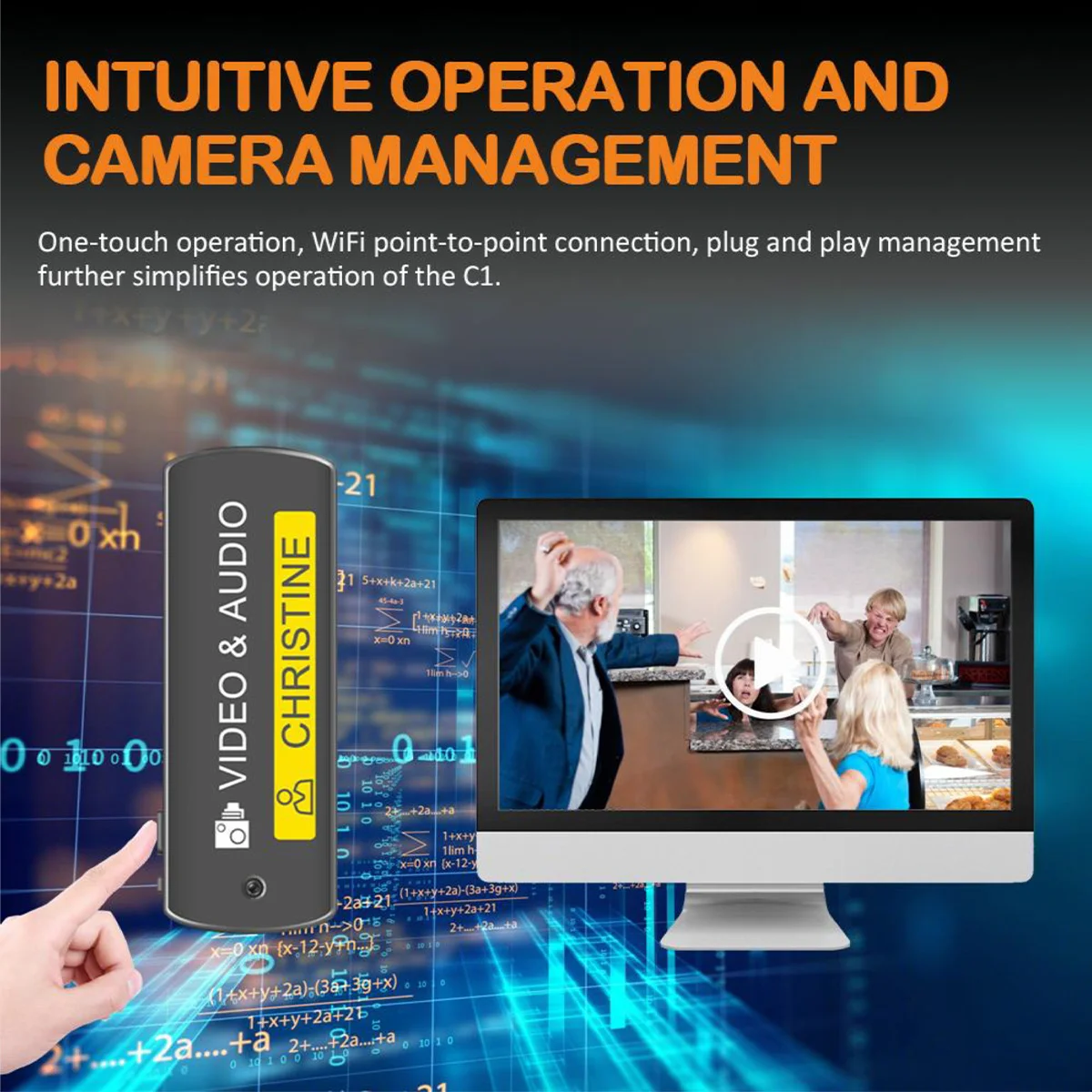 

2026unique Мини-портативная HD 1080P на теле с возможностью потоковой передачи Wi-Fi Камера без экрана